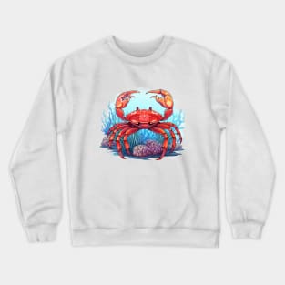 Red Crab Crewneck Sweatshirt